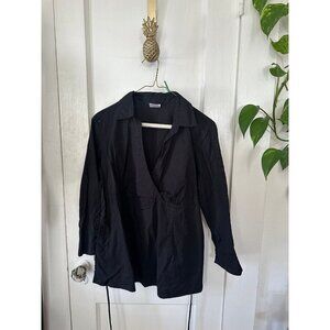 Motherhood Maternity Women’s size Large black blouse